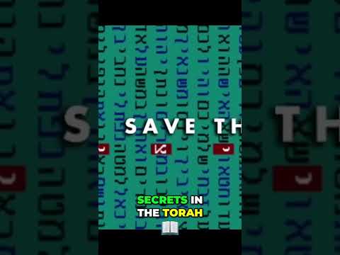 Torah Codes: Ancient Secrets Revealed, Mind-Blowing Truths! #shorts