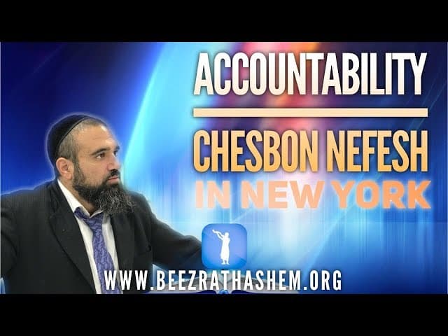 Accountability Cheshbon Nefesh in New York