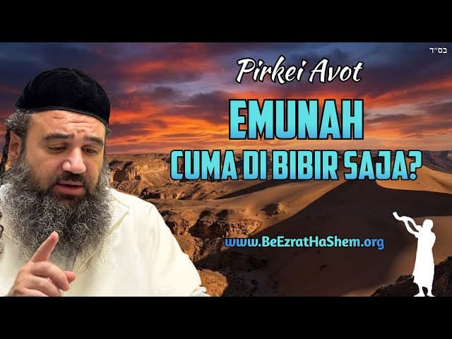 Berapa Banyak Iman yang Anda Miliki? - MUSSAR Pirkei Avot