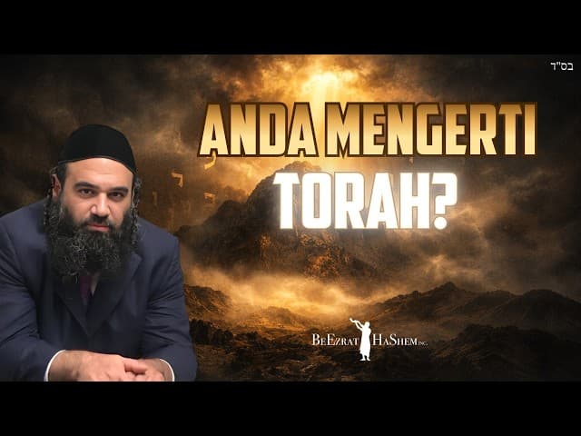 Mishpatim: Yang Tidak Kita Pahami – Stump The Rabbi 191