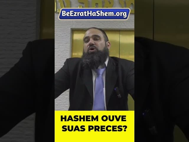 Como Fazer HaShem Ouvir Suas Preces #Torá #Judeu #RabinoYaronReuven