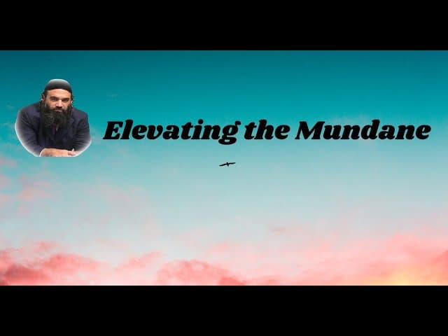 Elevating the Mundane
