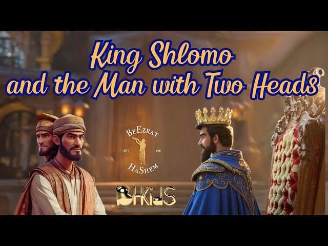 King Shlomo and the Man with Two Heads | TORAH FOR KIDS AI