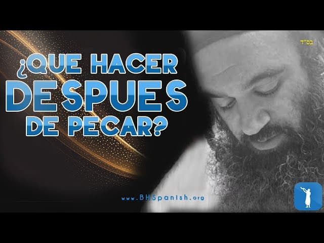 QUÉ HACER DESPUÉS DE PECAR?
