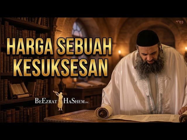 Sukses Melalui Penderitaan - Pirkei Avot