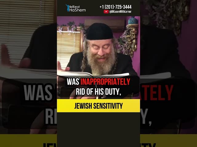 Jewish Sensitivity 🙂 Why Others' Feelings Matter #Torah #shorts