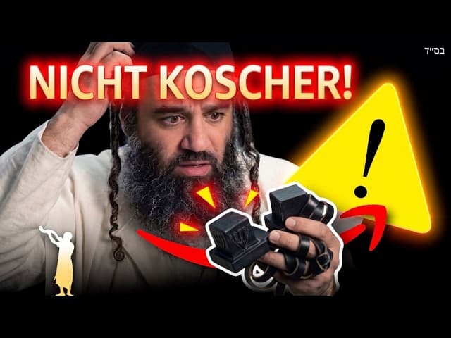 WARNUNG ÜBER 60% DER TEFILLIN NICHT KOSCHER!