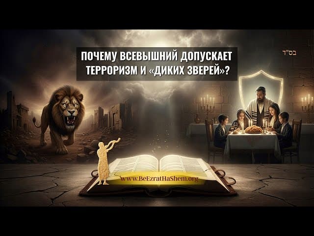 Почему Всевышний допускает терроризм и «диких зверей»? | Раввин Ярон Реувен