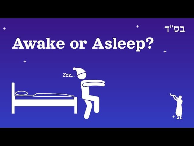 Can One Say the Morning Blessing for Removing Sleep From Our Eyes While Sleepy?