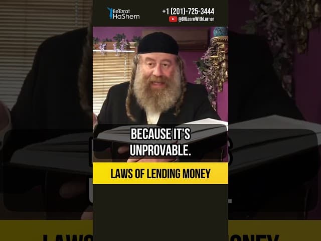 Laws of lending money 💵 Consequences of not listening to the Torah #shorts #torah