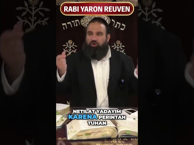 Dapat Pahala Hanya Jika Diperintahkan HaShem #Torah #Yahudi #RabiYaronReuven