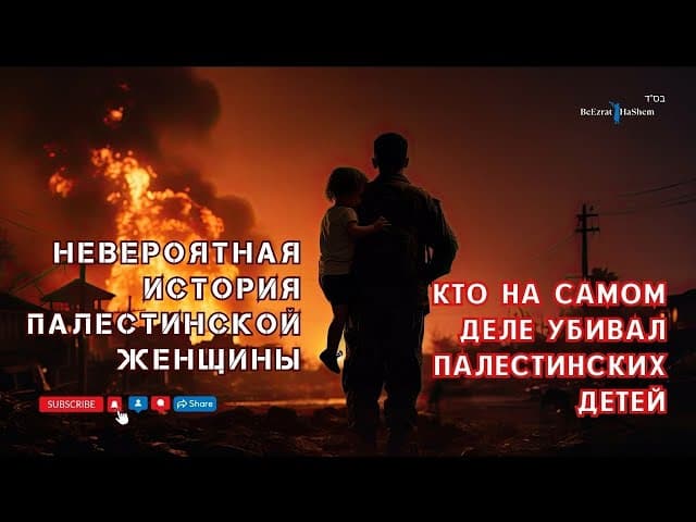 Невероятная история Палестинской женины 😱 Кто на самом деле убивал Палестинских детей