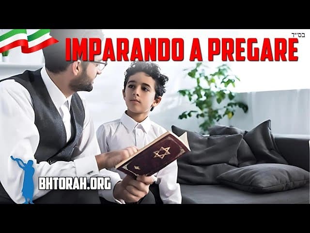 Insegnare a pregare a tuo figlio nell'ebraismo.
