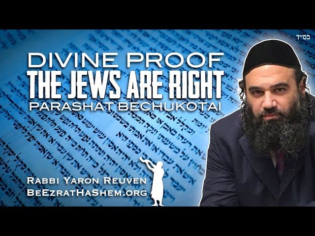 Everything Is In This Weeks Torah Portion - Parashat Bechukotai