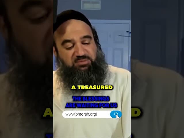 The Blessings Are Waiting For Us #Torah #OrthodoxJudaism #RabbiYaronReuven #Chassidut #Judaism