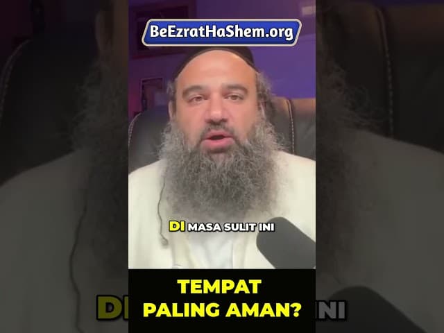 Di Mana Tempat Paling Aman Saat Ini #Torah #Yahudi #RabiYaronReuven