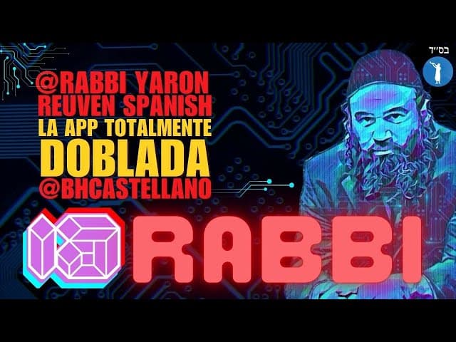 IA Rabi 💯 En Castellano La Nueva Herramienta de Torá con Inteligencia Artificial para TODOS