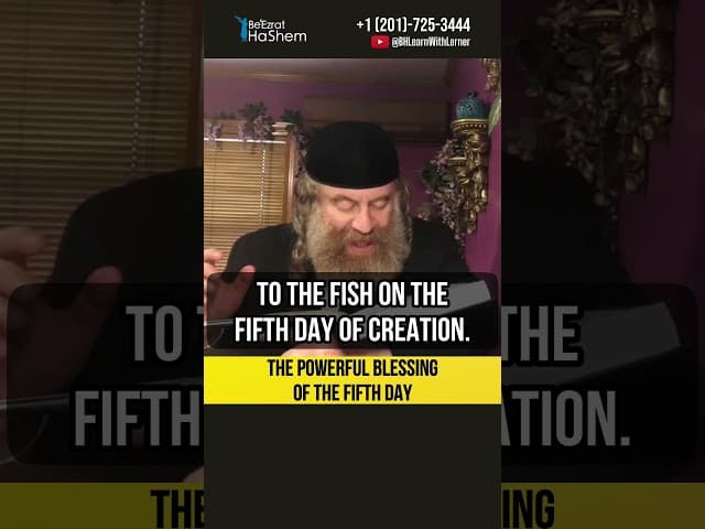 The powerful blessing of the fifth day #shorts #torah