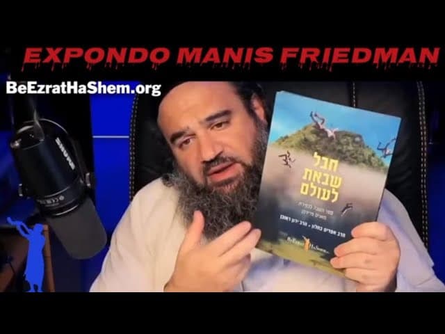 Manis Friedman não vai querer que você veja isso.