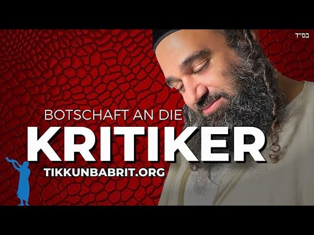 Rabbi Yaron Reuven antwortet den Kritikern.