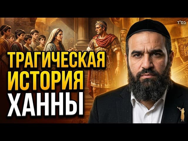 Что такое настоящий Кидуш Хашем? Трагическая История Ханны и её детей | Раввин Ярон Реувен