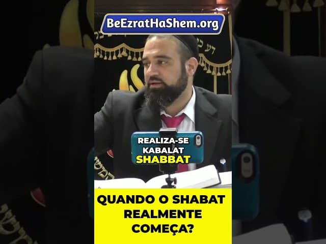Em Que Momento o Shabat Realmente Começa #Torá #Judeu #RabinoYaronReuven