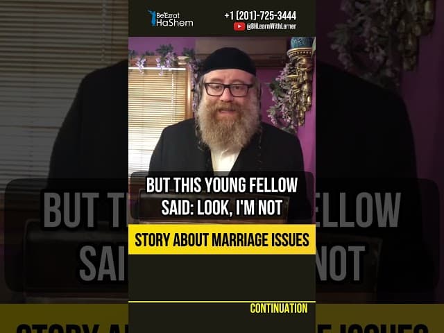 Story about marriage problems 💎 Torah and Sages #shorts #Torah