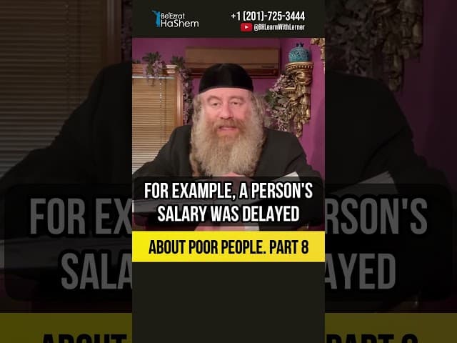 [8] About poor people 💠Charity or Loan? #Torah #shorts