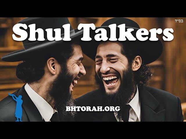 The Serious Problem of Talking in Synagogue