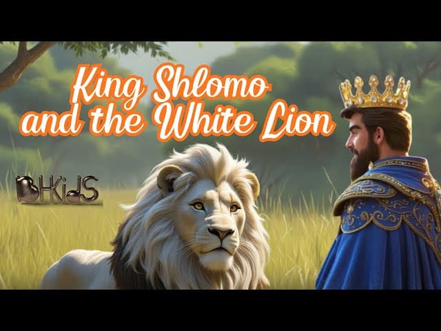 King Shlomo and the White Lion 🦁👑 | TORAH FOR KIDS AI