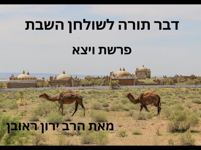 הנסיעה של חייו ~ יעקב אבינו ~ פרשת ויצא