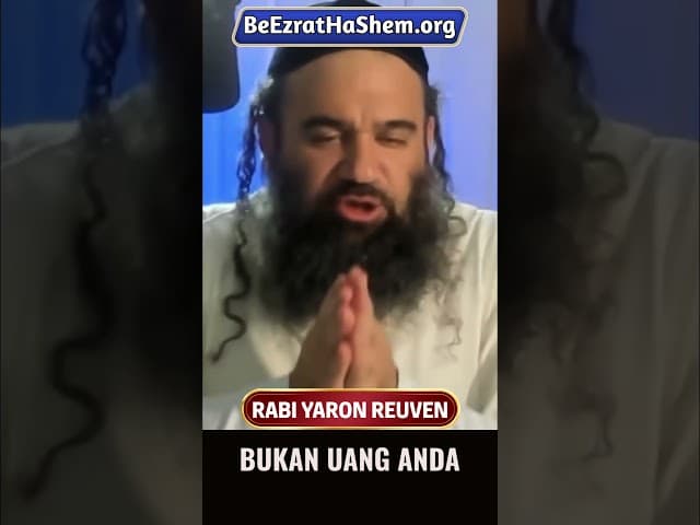 Anda Tidak Menghasilkan Uang Anda Sendiri #Torah #Yahudi #RabiYaronReuven