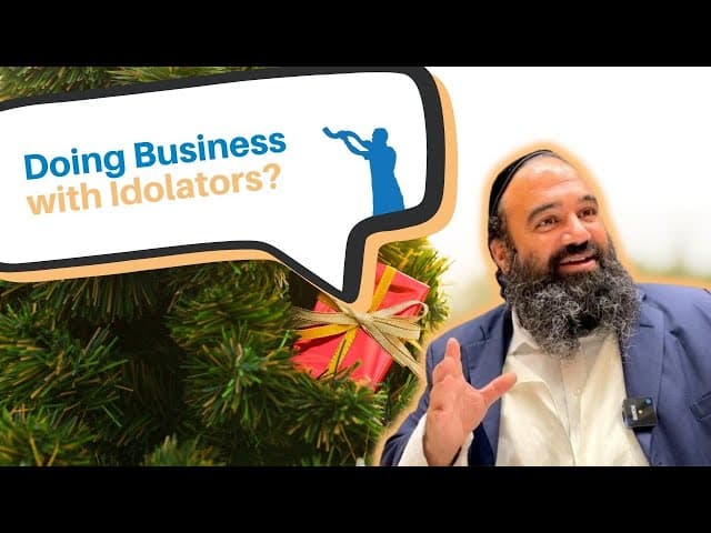 Can a Jew do business with an Idolater before their holiday?