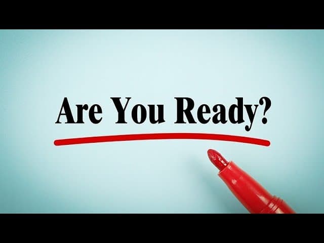 HaShem Is Ready Today! Are You??  (8 Minutes)