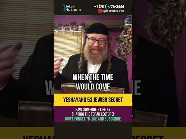 Jewish secret 😲 Are Jews afraid to read Isaiah 53? #shorts #torah