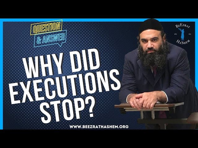 WHY DID EXECUTIONS STOP?
