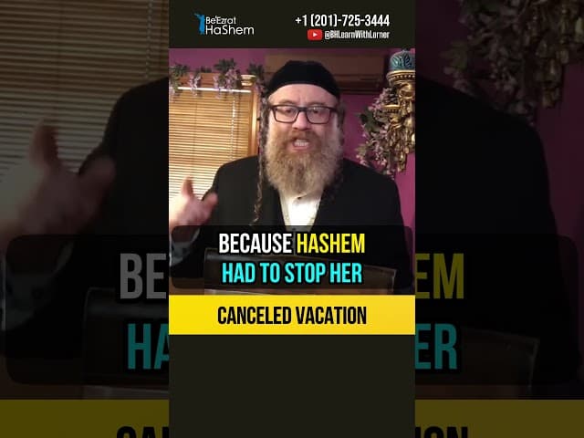 Canceled vacation 🫢 Rabbi who is worse than Hamas #shorts #torah