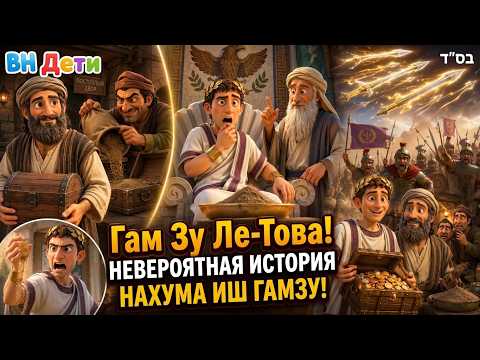 Невероятная история Нахума Иш Гамзу! | ТОРА ДЛЯ ДЕТЕЙ | BeEzrat HaShem Inc