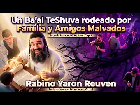 «Un Ba'al TeShuva rodeado por Familia y Amigos Malvados» Serie de Mussar, PirkeiAvot, Cap. Seis 6