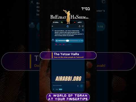 The Yetzer Hara does not like when people do Teshuvah