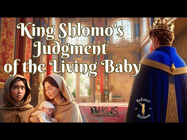 King Shlomo and the Judgemet of the Living Baby