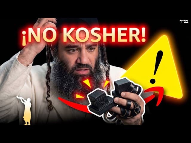 ¡ADVERTENCIA: MÁS DEL 60% DE TEFILLIN NO KOSHER!